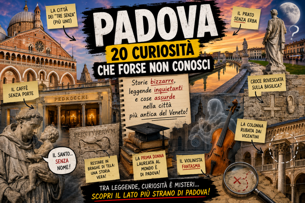 20 curiosità su Padova che nessuno ti racconta (e alcune sono davvero assurde)