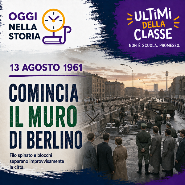 13 Agosto 1961: comincia la costruzione del Muro di Berlino – Oggi nella storia
