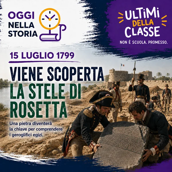 15 Luglio 1799: scoperta la Stele di Rosetta, la chiave dei geroglifici – Oggi nella storia