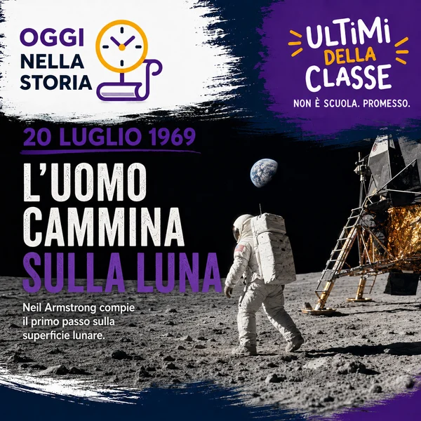 20 Luglio 1969: Armstrong mette piede sulla Luna – Oggi nella storia