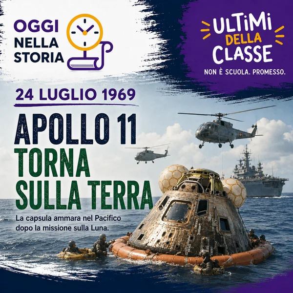 24 Luglio 1969: Apollo 11 torna sulla Terra – Oggi nella storia