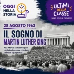 28 agosto 1963, la Marcia su Washington davanti al Lincoln Memorial per libertà e uguaglianza
