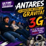 Copertina di Antares a Movieland con logo Ultimi della Classe e indicazione della forza 3G