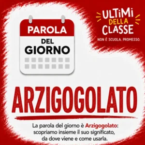 Copertina della parola del giorno Arzigogolato