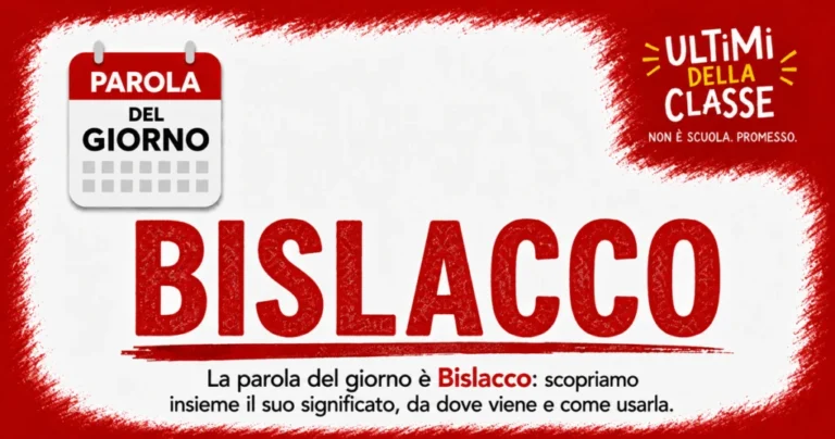 Copertina della parola del giorno Bislacco