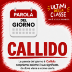 Copertina della parola del giorno Callido