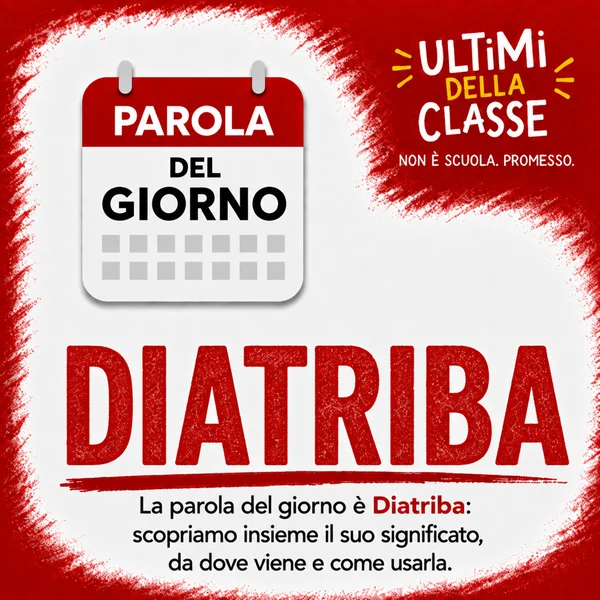 Copertina della parola del giorno Diatriba