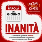 Copertina della parola del giorno Inanità