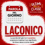 Copertina della parola del giorno Laconico