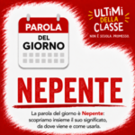 Copertina della parola del giorno Nepente