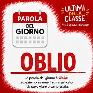 Copertina della parola del giorno Oblio