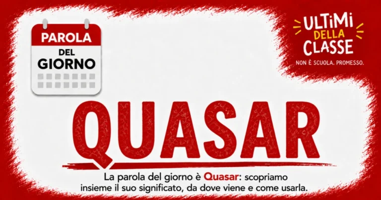 Quasar: significato, origine e curiosità — Parola del giorno