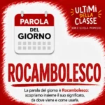 Copertina della parola del giorno Rocambolesco
