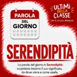 Copertina della parola del giorno Serendipità