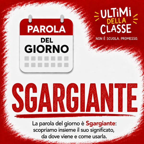 Copertina della parola del giorno Sgargiante