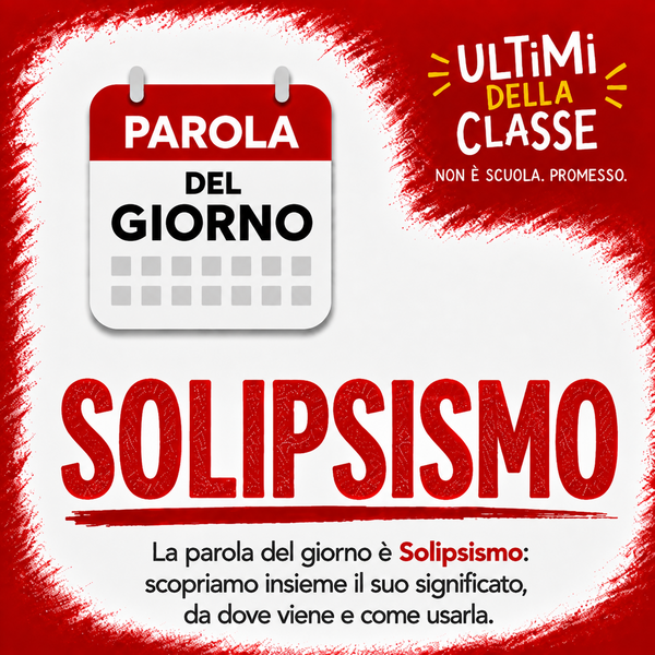 Copertina della parola del giorno Solipsismo