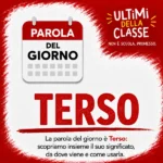 Copertina della parola del giorno Terso