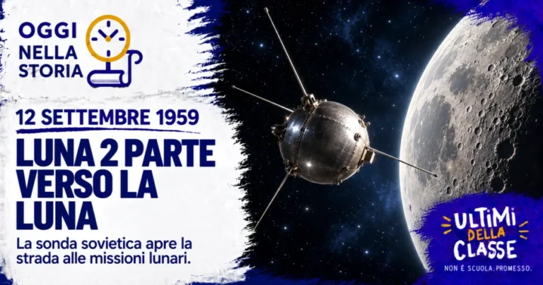 12 settembre 1959: la sonda Luna 2 si avvicina alla Luna
