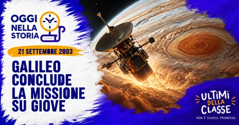 21 settembre 2003 – Galileo conclude la missione su Giove