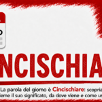 Cincischiare significato: copertina della parola del giorno