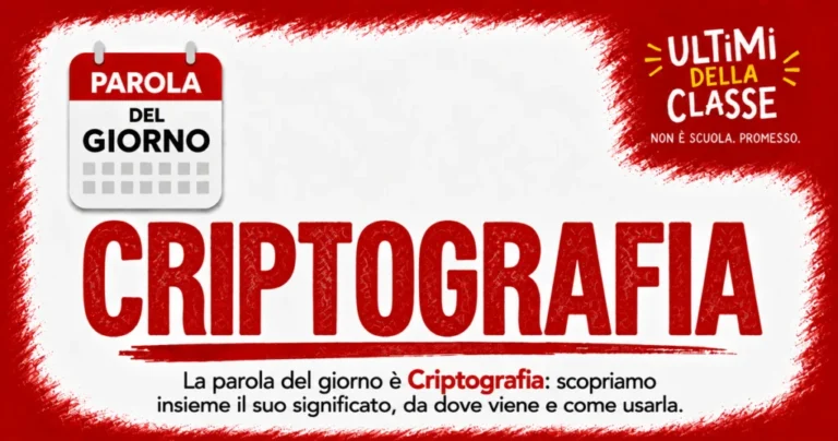 Criptografia significato: copertina della parola del giorno