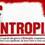 La parola del giorno è Entropia: copertina rosso e bianco di Ultimi della Classe