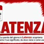 La parola del giorno è Latenza: copertina rosso e bianco di Ultimi della Classe