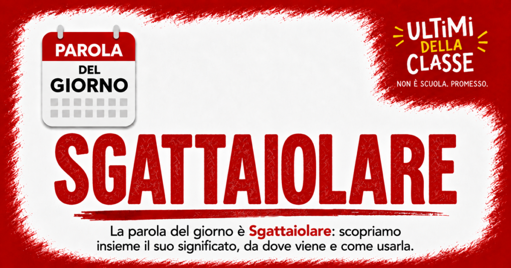 Sgattaiolare significato: copertina della parola del giorno