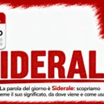 La parola del giorno è Siderale: copertina rosso e bianco di Ultimi della Classe