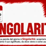 La parola del giorno è Singolarità: copertina rosso e bianco di Ultimi della Classe
