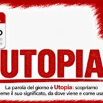 La parola del giorno è Utopia: copertina rosso e bianco di Ultimi della Classe