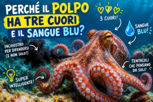 Polpo con tre cuori e sangue blu: curiosità sui polpi